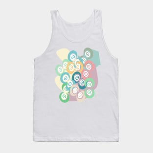 Concentric Circles (pastel) Tank Top